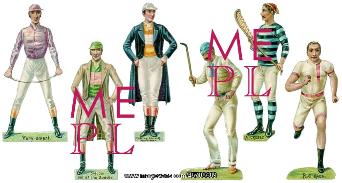 : Six Victorian Sportsmen : Six Victorian Sportsmen