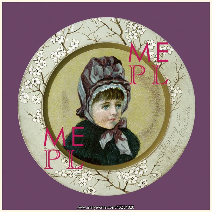 : Victorian Xmas card : Victorian Xmas card
