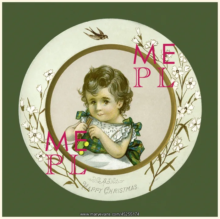 : Victorian Xmas card : Victorian Xmas card