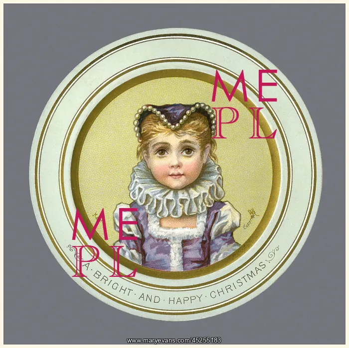 : Victorian Xmas card : Victorian Xmas card