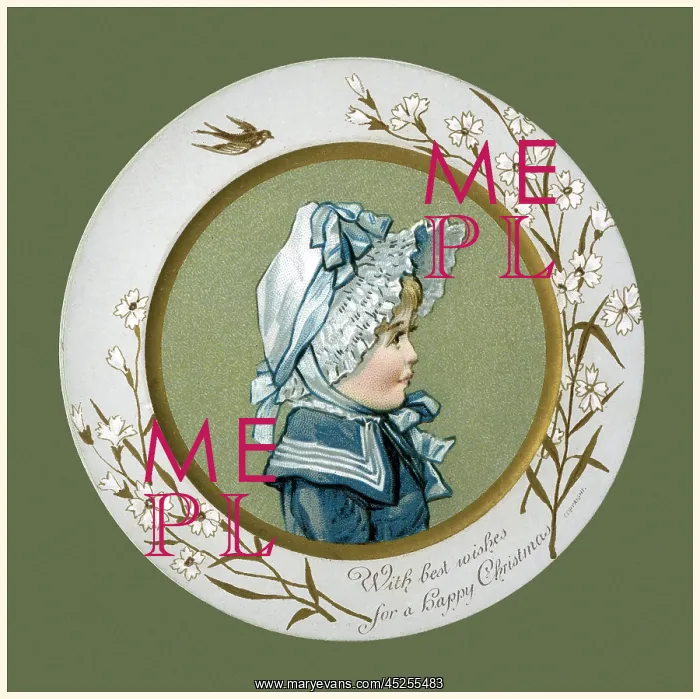 : Victorian Xmas card : Victorian Xmas card