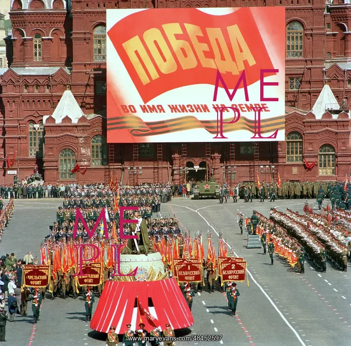 : Victory Day Parade in Moscow's Red Square, 1990 : Victory Day Parade in Moscow's Red Square, 1990