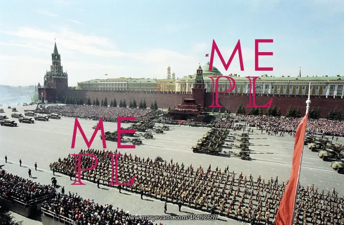 : Victory Day Parade in Moscow's Red Square, 1990 : Victory Day Parade in Moscow's Red Square, 1990