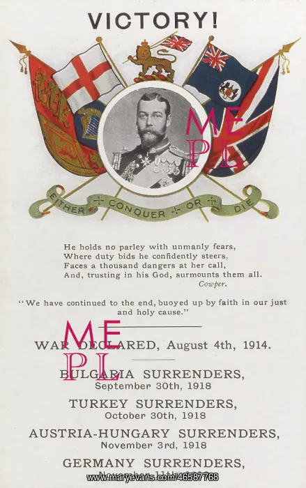 : Victory at the End of World War One : Victory at the End of World War One