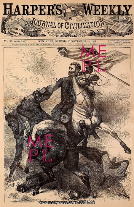 : VICTORY! Harpers Weekly published this highly : VICTORY! Harpers Weekly published this highly