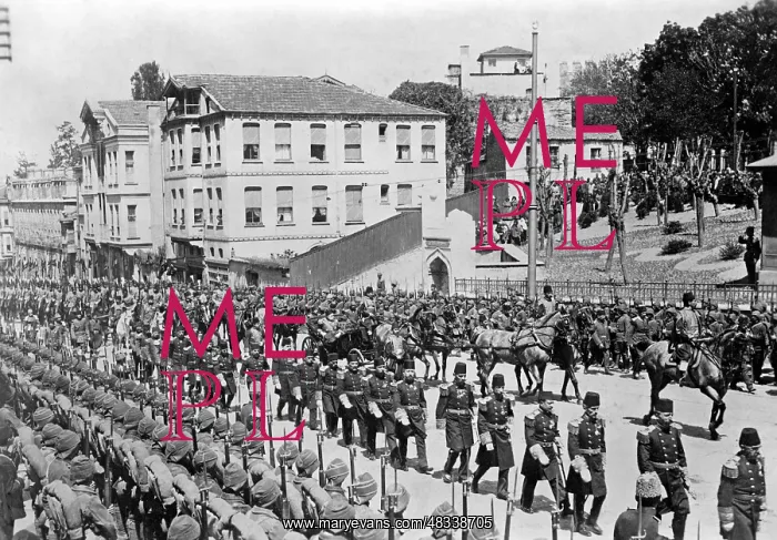 : Victory Selamik - procession of the Ottoman Sultan, 1915 : Victory Selamik - procession of the Ottoman Sultan, 1915