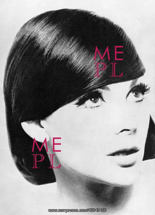 : Vidal Sassoon hairstyle, 1962 : Vidal Sassoon hairstyle, 1962