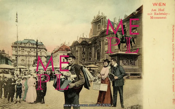 : Vienna 1: At the square Am Hof with th : Vienna 1: At the square Am Hof with th