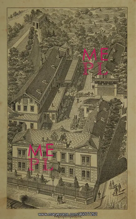 : Vienna 19 Oberdobling. Bird perspective in the : Vienna 19 Oberdobling. Bird perspective in the