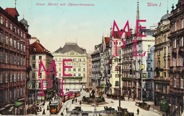 : Vienna 1st district. Neuer Markt square : Vienna 1st district. Neuer Markt square