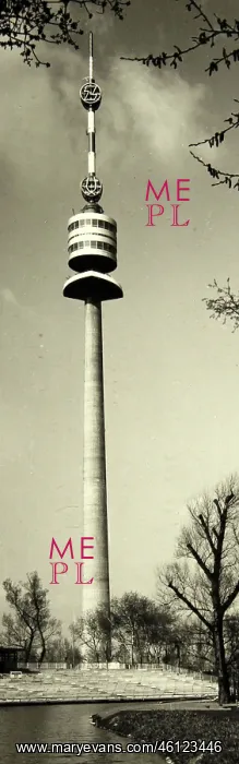 : Vienna 22: The Danube tower erected on the : Vienna 22: The Danube tower erected on the