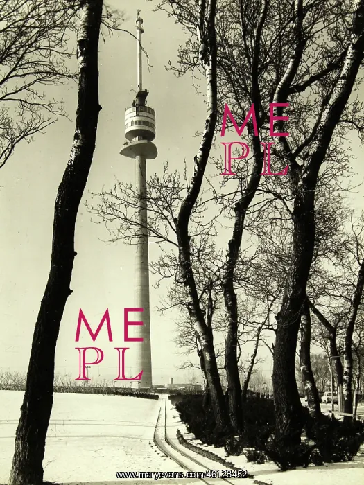 : Vienna 22: The Danube tower erected on the : Vienna 22: The Danube tower erected on the
