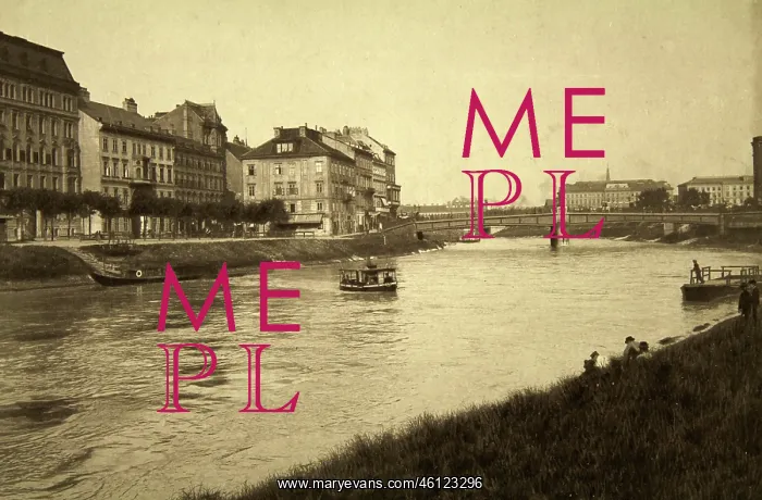 : Vienna 3 / 2: The Rollfahre ferry on the : Vienna 3 / 2: The Rollfahre ferry on the