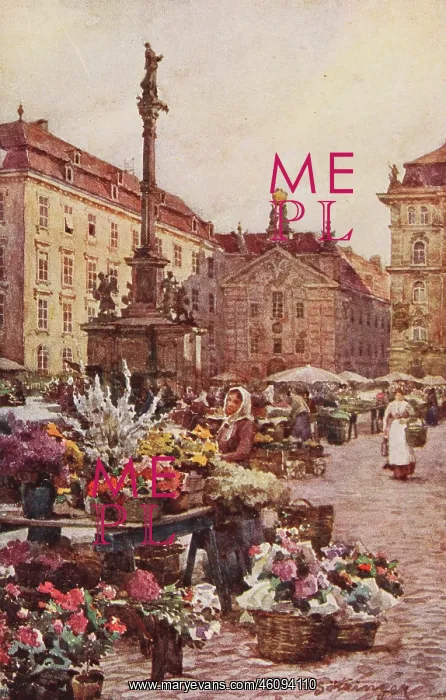 : Vienna Am Hof flower market : Vienna Am Hof flower market