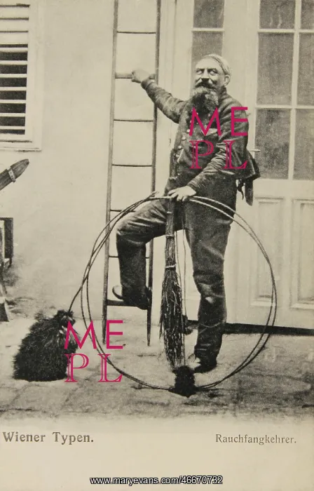: Vienna types. Chimney sweep. 1902 : Vienna types. Chimney sweep. 1902