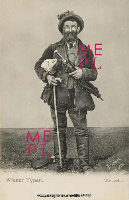 : Vienna types. Forest walker. 1902 : Vienna types. Forest walker. 1902