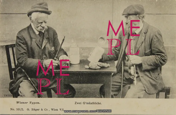 : Vienna types. Zwei G'muatliche. 1902 : Vienna types. Zwei G'muatliche. 1902