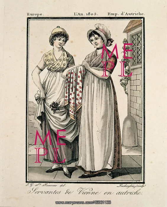 : Two Viennese Parlour maids : Two Viennese Parlour maids