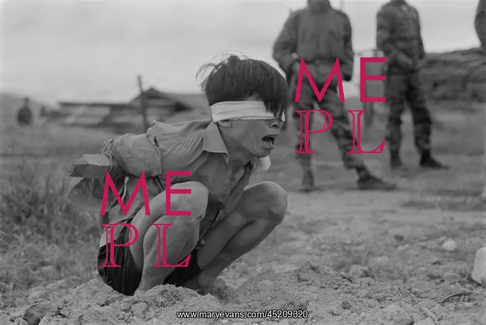 : Viet Cong prisoner of war. A terrified VC ? : Viet Cong prisoner of war. A terrified VC ?