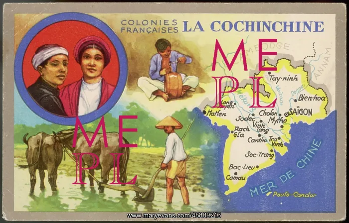  : VIETNAM / MAP C1930 FRENCH