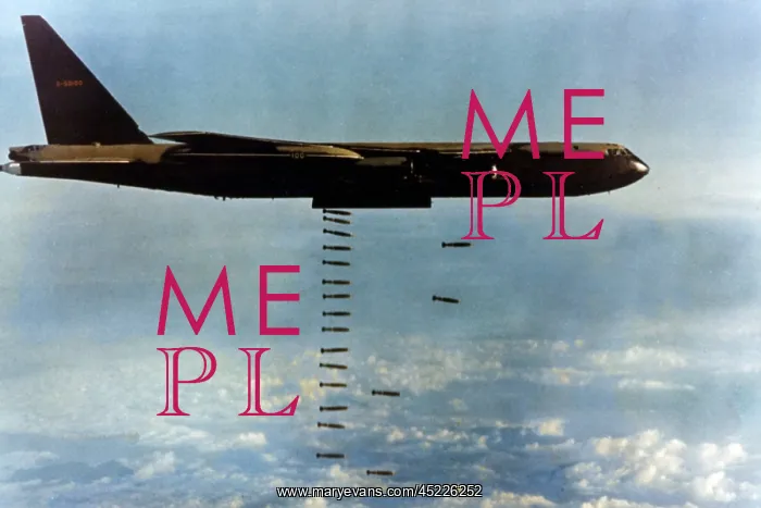 : Vietnam War. A B-52 drops Christmas Bombs ? : Vietnam War. A B-52 drops Christmas Bombs ?