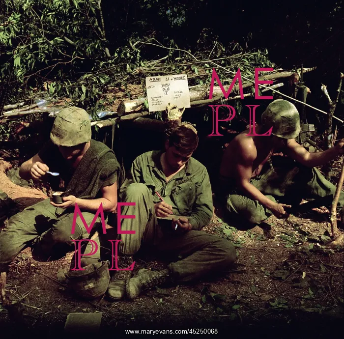 : Vietnam War. Home is where you dig was the sign : Vietnam War. Home is where you dig was the sign