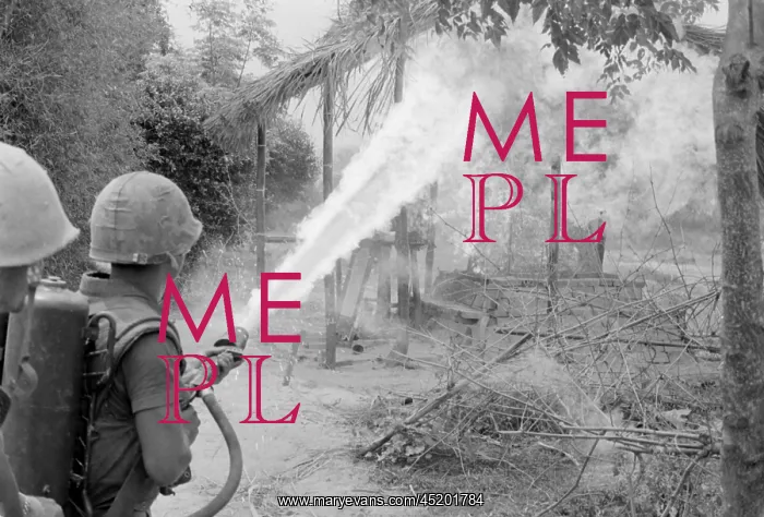: Vietnam War. US Marines set fire to the ? : Vietnam War. US Marines set fire to the ?