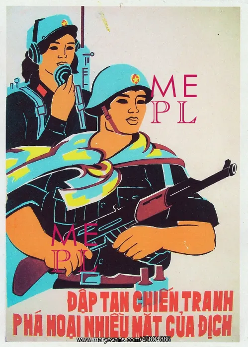 : Vietnam War - Patriotic Poster : Vietnam War - Patriotic Poster