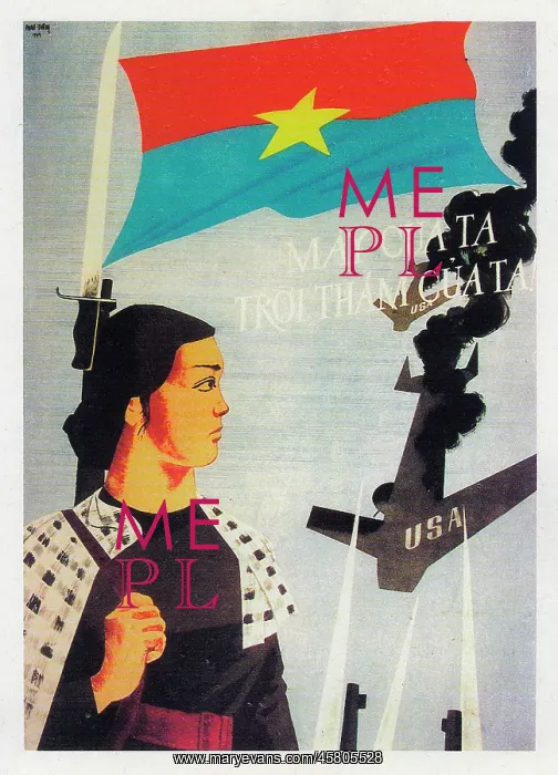 : Vietnamese Patriotic Poster : Vietnamese Patriotic Poster
