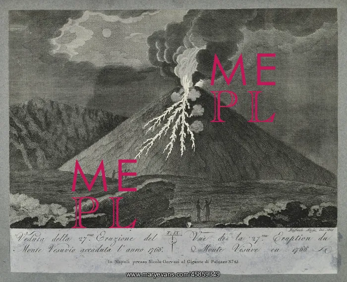 : View of the 27th eruption of Mount Vesuvius, 1766 : View of the 27th eruption of Mount Vesuvius, 1766
