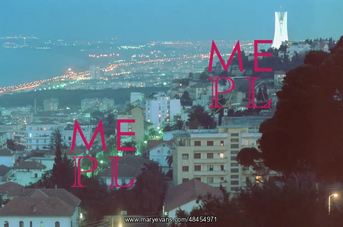 : View of Algerian capital Algiers, 1984 : View of Algerian capital Algiers, 1984