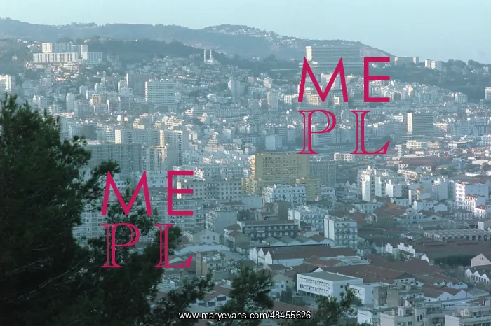 : View of Algerian capital Algiers, 1984 : View of Algerian capital Algiers, 1984