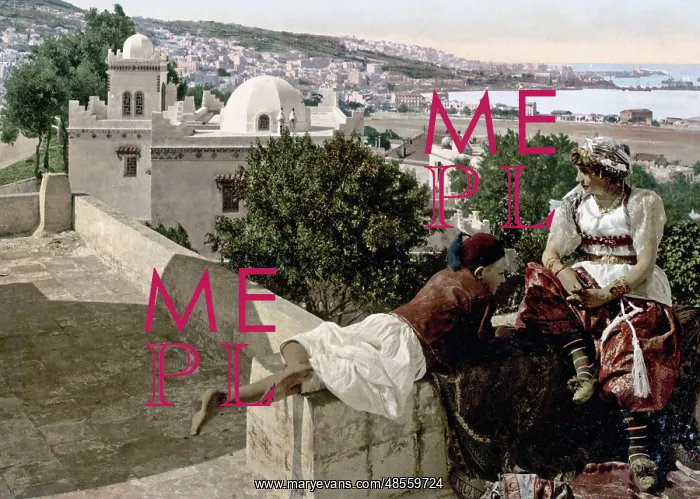  : View of Algiers, Algeria, circa 1890s