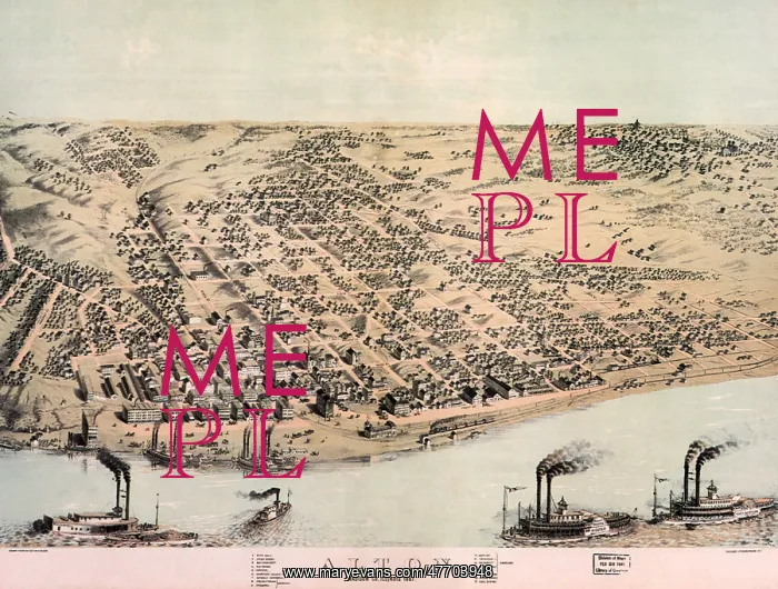  : View of Alton and Mississippi River