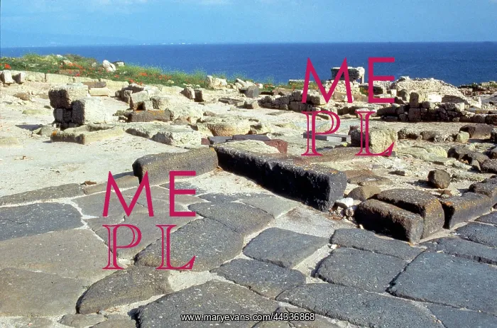 : View of the archeological ruins : View of the archeological ruins