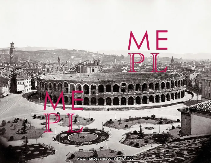 : View of the Arena in Verona, Italy : View of the Arena in Verona, Italy