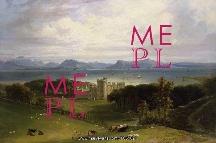 : A View of Armadale Castle, by William Daniell : A View of Armadale Castle, by William Daniell
