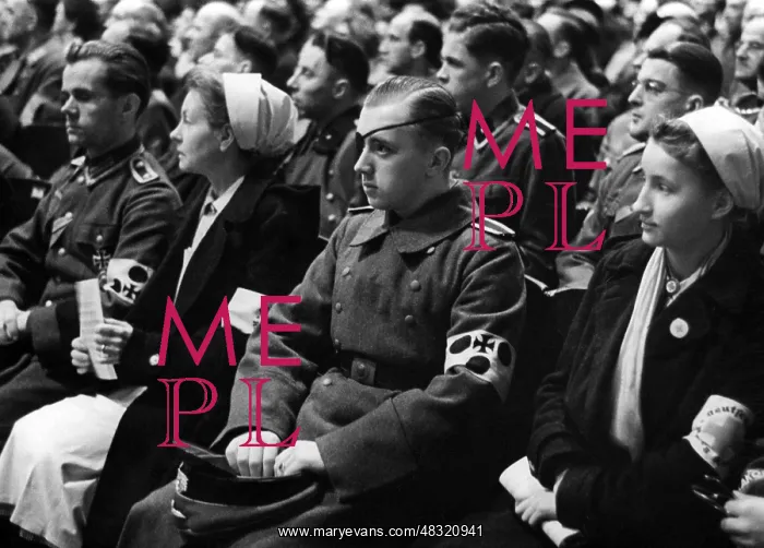  : View of the audience during Goebbels speech