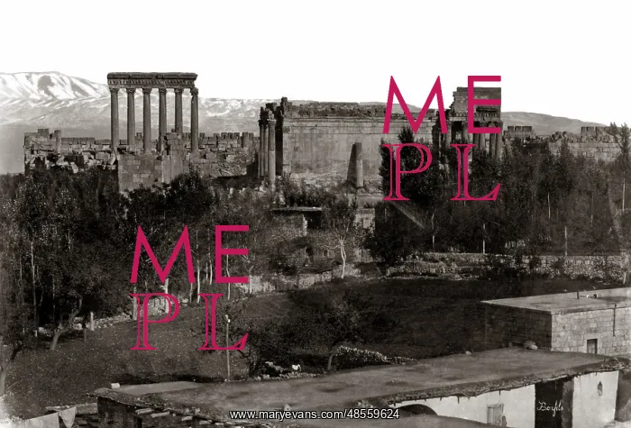  : View of Baalbek, Lebanon, circa 1880s