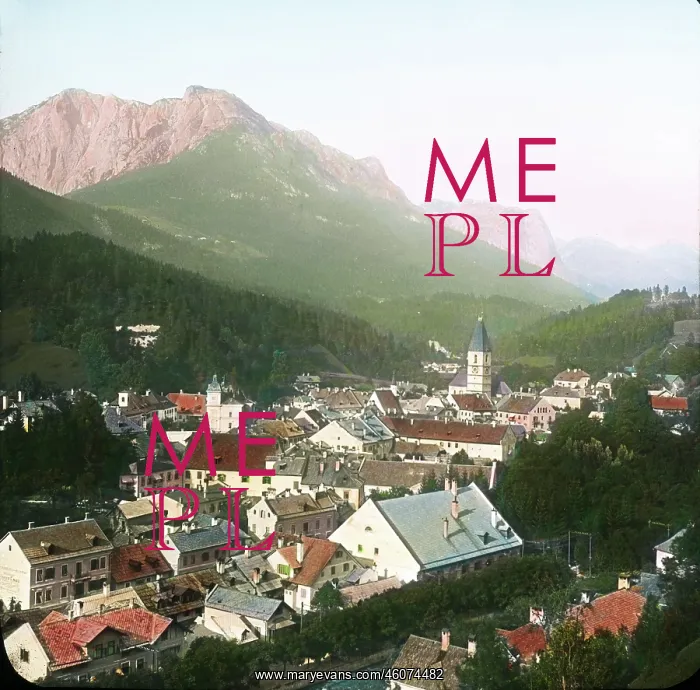 : View of Bad Aussee : View of Bad Aussee