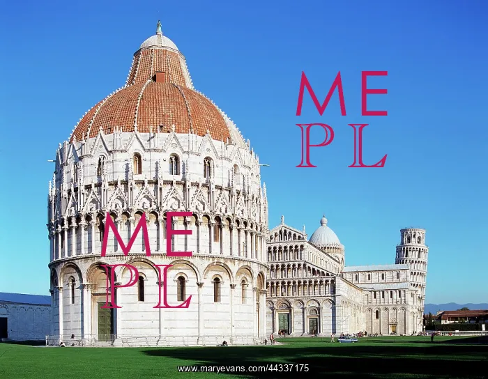 : View of the Baptistry of : View of the Baptistry of