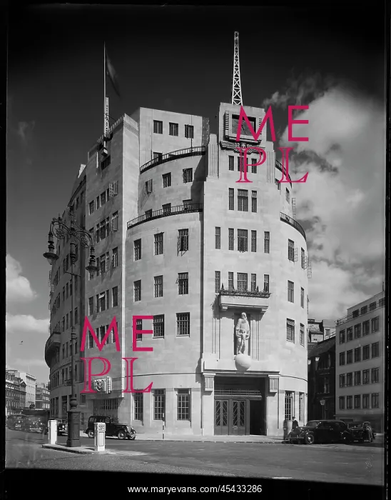 : View of the BBC radio studios from the south-west : View of the BBC radio studios from the south-west