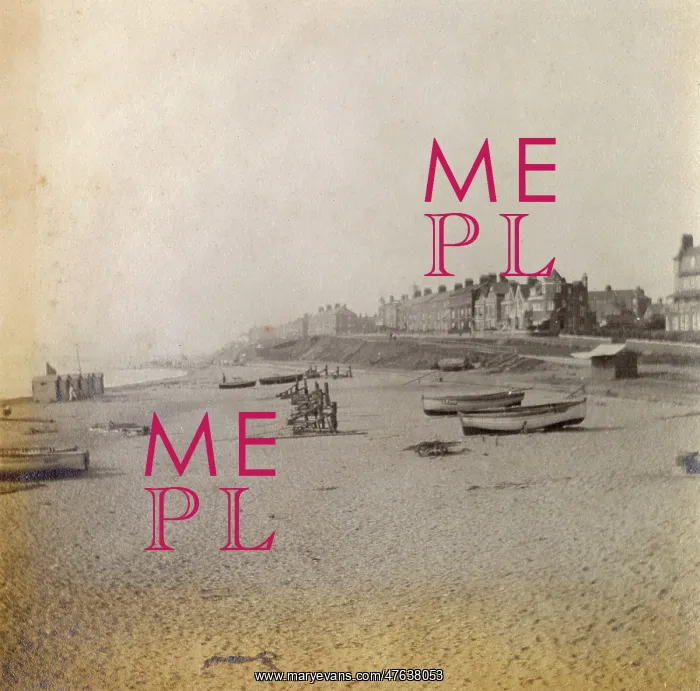 : View of the beach and North Parade, Southwold, Suffolk : View of the beach and North Parade, Southwold, Suffolk