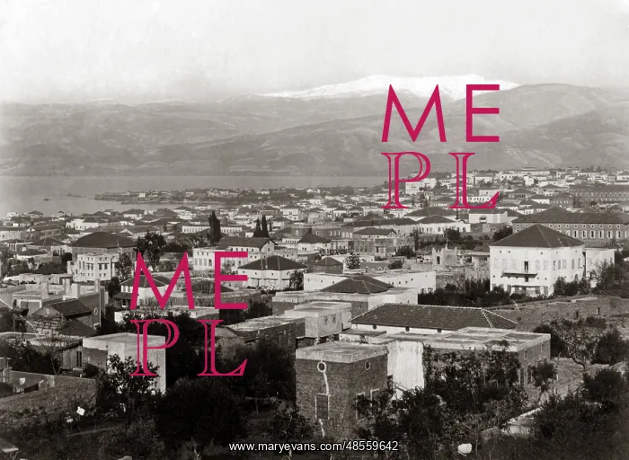 : View of Beirut, Lebanon, circa 1880s