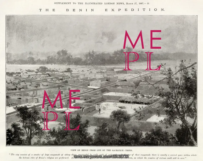 : View down over Benin City : View down over Benin City