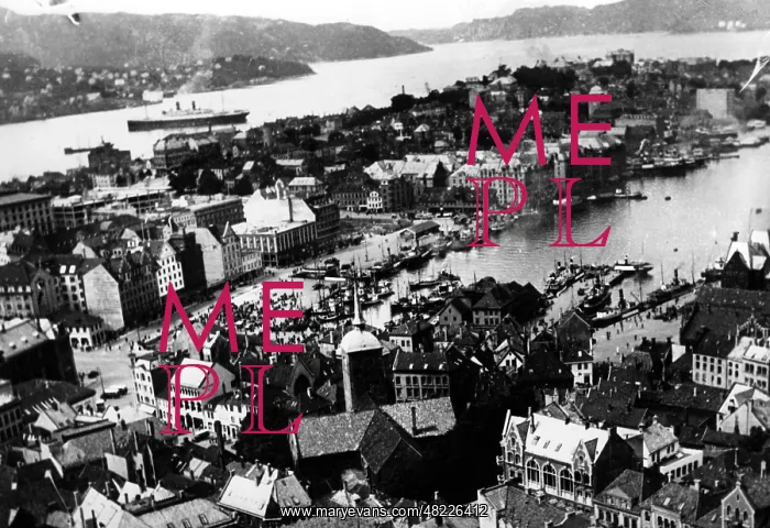 : View of Bergen, 1940 : View of Bergen, 1940