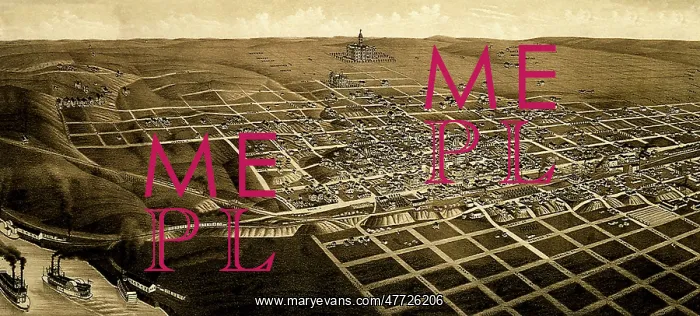 : View of Bismarck, Dakota 1883 : View of Bismarck, Dakota 1883