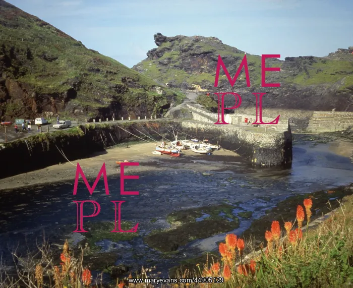 : View of Boscastle, Cornwall : View of Boscastle, Cornwall