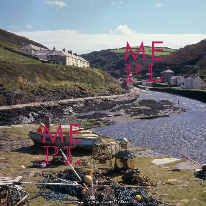 : View of Boscastle, Cornwall : View of Boscastle, Cornwall