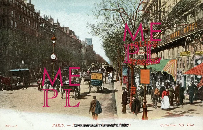 : View of the Boulevard des Italiens. Paris : View of the Boulevard des Italiens. Paris